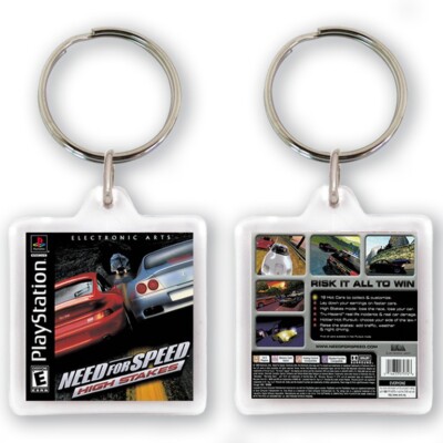 NEED FOR SPEED HIGH STAKES USA PlayStation PSX Schlüsselanhänger Keyring