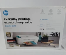 HP DeskJet 2640 All-in-One Wireless Color Inkjet Printer, Sealed !! NIB !!