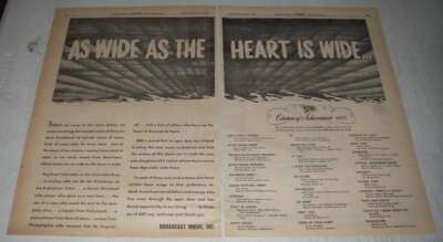 1956 BMI Broadcast Music, Inc. Ad - As the Heart