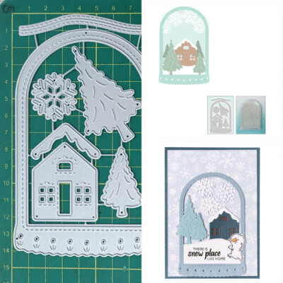 Landscape Ball Metal Cutting Dies Scrapbooking Paper Crafts Embossing Stencil