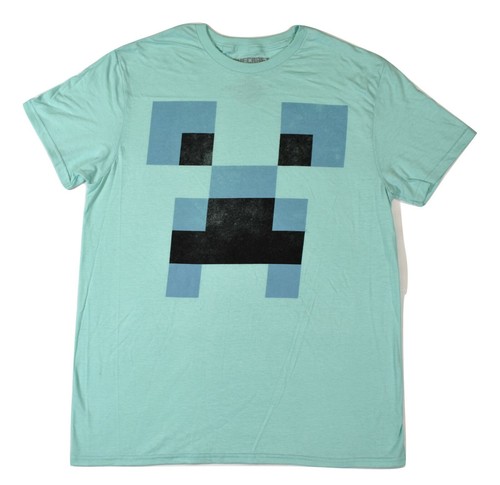 Minecraft Mens Digitized Print Shirt 