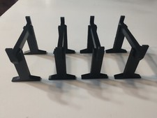 2 Lane Slot Car Track Supports 3D Printed