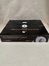 TORCHSTAR 3 Inch Gimbal LED Recessed Light with Junction Box  Pack of 6