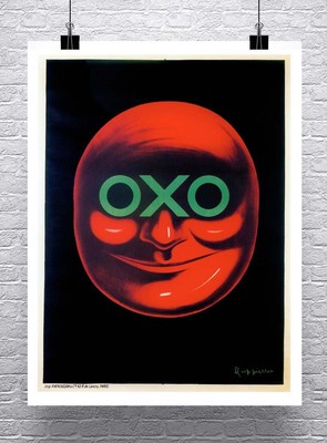 Oxo Vintage Leonetto Cappiello Advertising Poster Canvas Giclee Print 24x30 in.