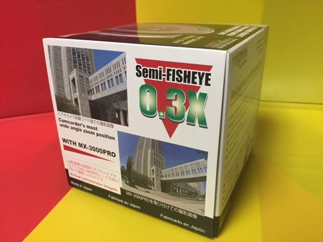 Lente semi ojo de pez Raynox MX-3000 ANCHO 0,3X a CANON REBEL TXi EOS GL1 GL2 58 mm Foto 3 de 4