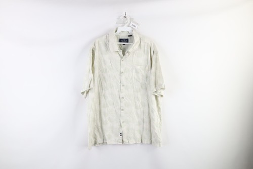 Chemise Homme Nat Nast En Soie 100% - Taille L, Couleur Beige Clair - Occasion Très Bon état