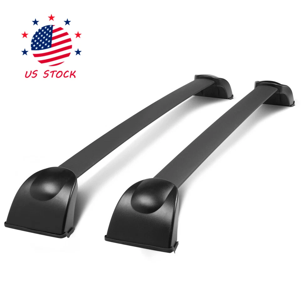 FOR 07-12 MAZDA CX-7 PAIR OE STYLE ALUMINUM BOLT-ON ROOF RACK RAIL CROSS BAR Foto 2 de 4