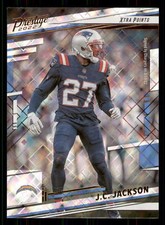 J.C. Jackson 2022 Panini Prestige #205 Xtra Points Diamond Los Angeles Chargers