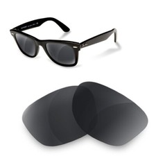 newpolar replacement polarized lenses for ray ban 2140 54 size black iridium