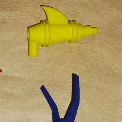 Custom Transformers GoBots Deluxe Pathfinder Ray Gun Yellow Nylon New
