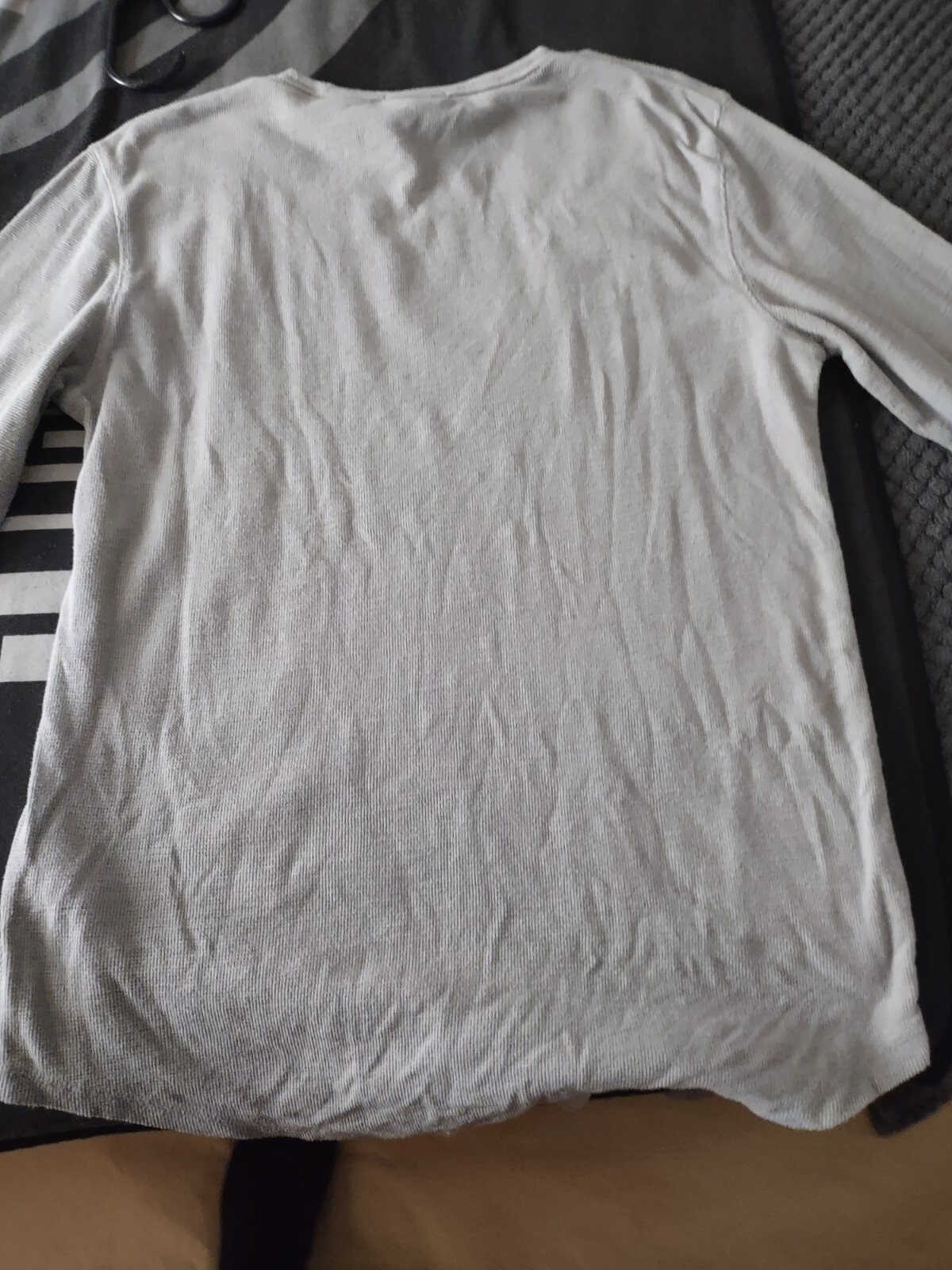 Timberland Grey Long Sleeve T-Shirt Small Slim Fit image 5