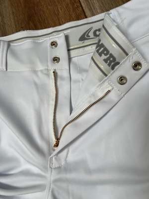 Pantalon de sport Champro homme petit blanc rouge piping baseball