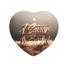 A Savior is Born Pro-Life Ornament Pack of 10 