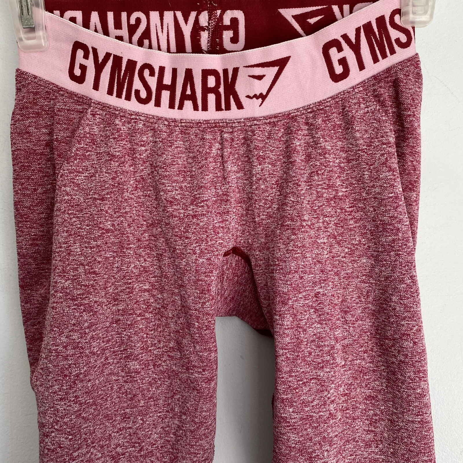gymshark flex seamless mid rise stretch marled elastic waist leggings