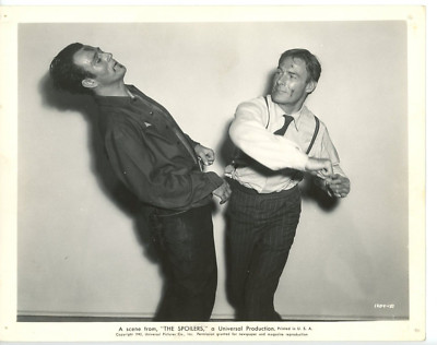 Vintage 8x10 Photo The Spoilers 1942 Randolph Scott John Wayne