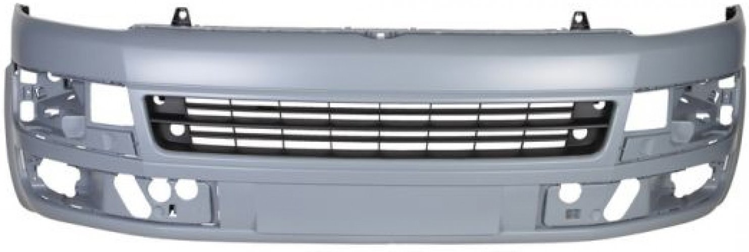 Pare-choc avant pour VW Transporter T5 2009-2015 en plastique ABS noir