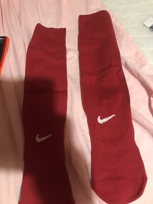 junior red nike football socks