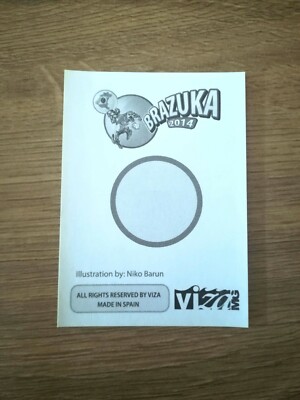World Cup 2014 Brazuka stickers VIZA MG - MADE IN SPAIN version CHOOSE NUMBERS