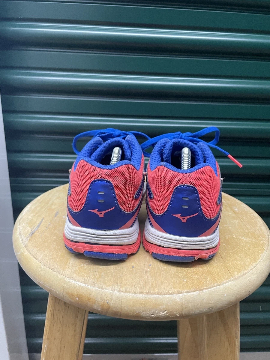 Mizuno Wave Sayonara 4 Running Shoes Sneaker Women s Size 6 US Blue Orange