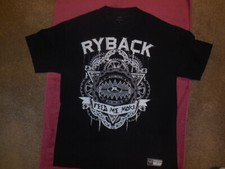 wwe ryback black lg tee feed me more