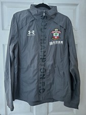 Under Armour Southampton Fc Rain Jacket Coat Fitted M Football Ld Sports Grey
