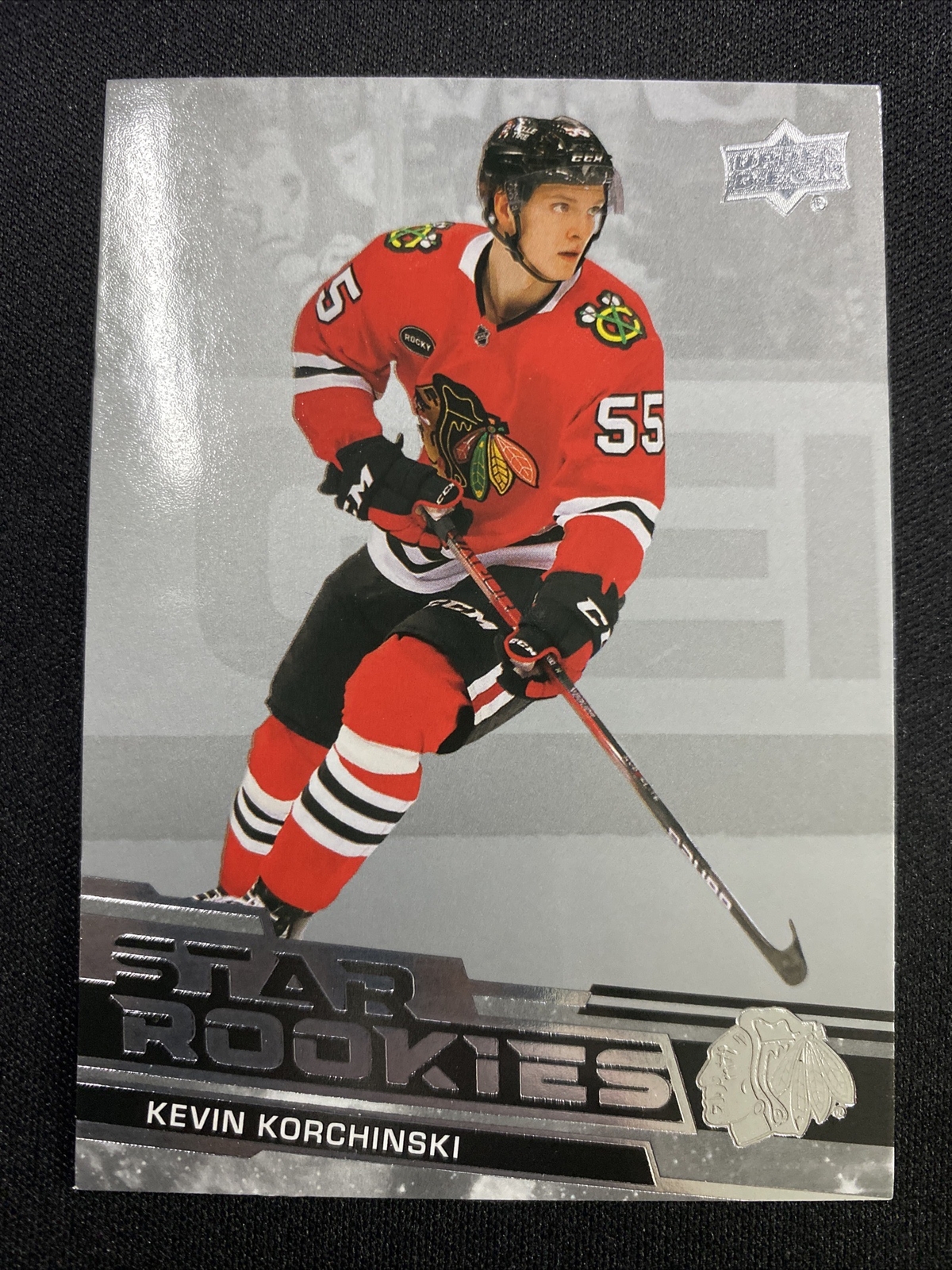 2023-24 Upper Deck Hockey Star Rookies Kevin Korchinski #16 Blackhawks RC