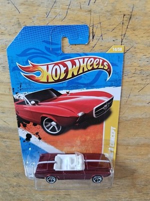 Hot Wheels '63 Ford Mustang II Concept, Red; 2011 New Models Series 14/50