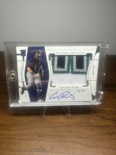 2022 National Treasures Cal Raleigh #109 RPA 4 Color Patch RC /99 On ...