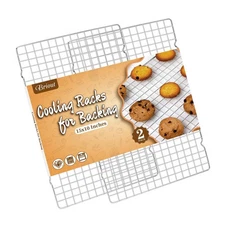 Briout 2PCS Cooling Racks for Cooking and Baking - 15x10 Inches Heavy Duty St...