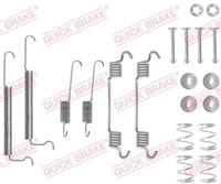 1X Quick Brake 105-0709 ZubehöRsatz Bremsbacken FüR Opel Vauxhall
