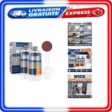 Colle Époxy Métal Bi-Composant 160 g Soudure à Froid Extra Forte Étanche