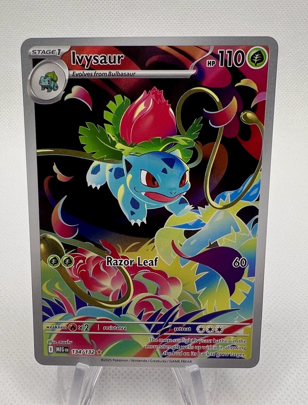 Ivysaur - 134/132 - Mega Evolution - Mint - Pokémon TCG