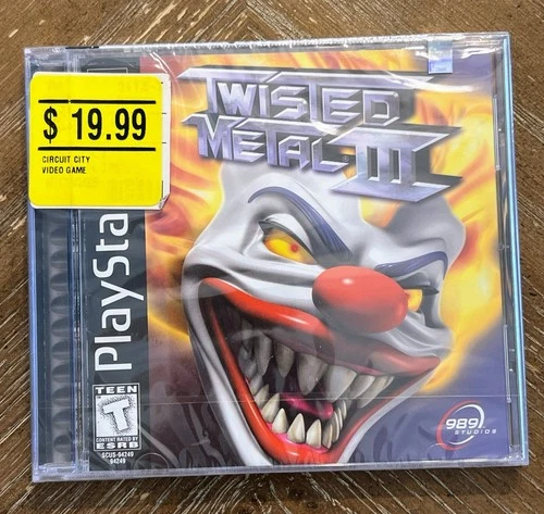 Twisted Metal III (PS1, 1998) Brand New Factory Sealed – Rare PS1 Game