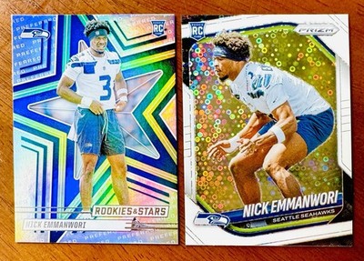 2025 Rookies & Stars PREFERRED #163 Nick Emmanwori + Prizm #320 WHITE DISCO RARE