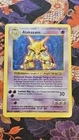 Pokémon Alakazam Base Set Shadowless Holo Rare 001/102- HP