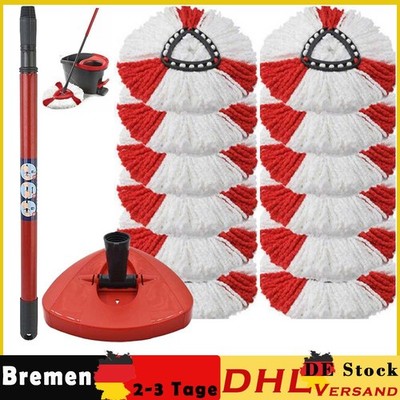 Wischbezug für Vileda Turbo Wischmop Easy Wring Clean Moppkopf & Mop Base Griff