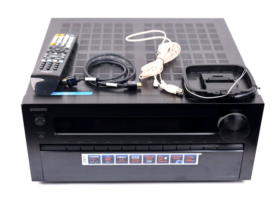 Onkyo TX-NR809 7.2 Network 4K AV Receiver 135 WPC u258 - Image 2 of 4