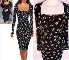 SALE! STATEMENT! DOLCE & GABBANA Floral Dress scoop neck  $5900 size 42