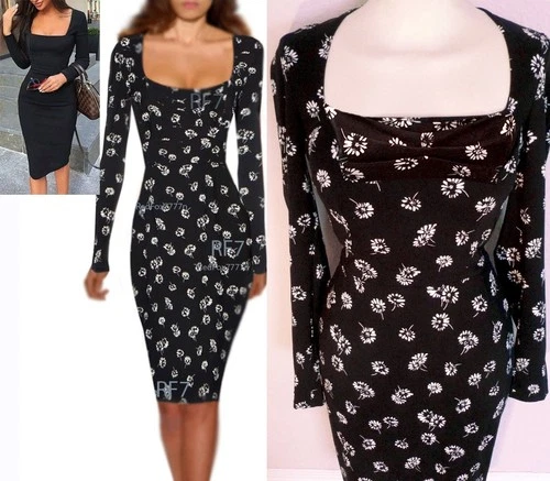 SALE! STATEMENT! DOLCE & GABBANA Floral Dress scoop neck $5900 size 42