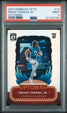 2024 PANINI DONRUSS OPTIC UPTOWNS #12 BRIAN THOMAS JR. PSA 9