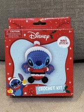 NEW, DISNEY SANTA STITCH CHRISTMAS Crochet Kit