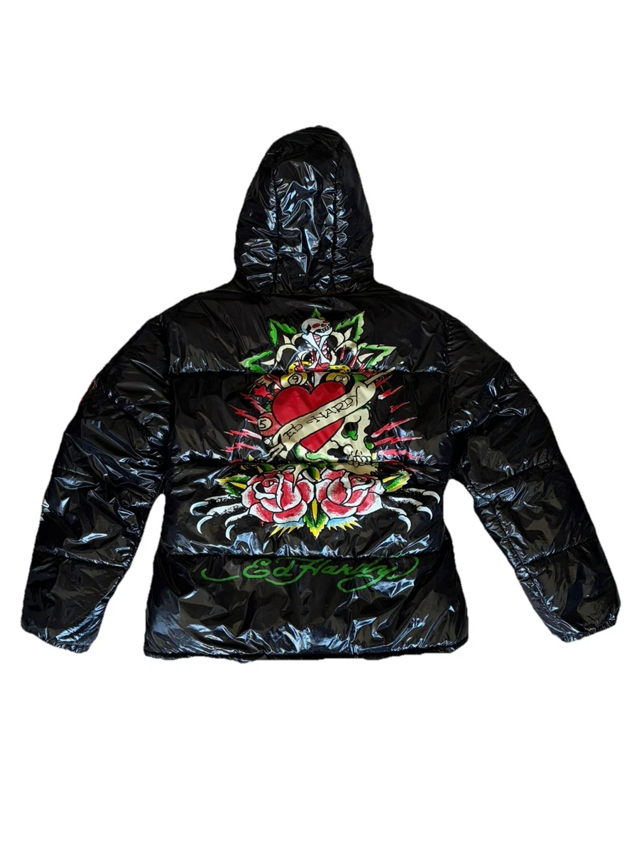 激レア　美品　Ed Hardy ダウンジャケット　ほぼ未使用 Ed Hardy Puffer Jacket Coats, Jackets & Vests for Men for Sale
