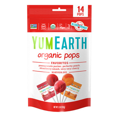 Yum Earth Organic Lollipops Favorites