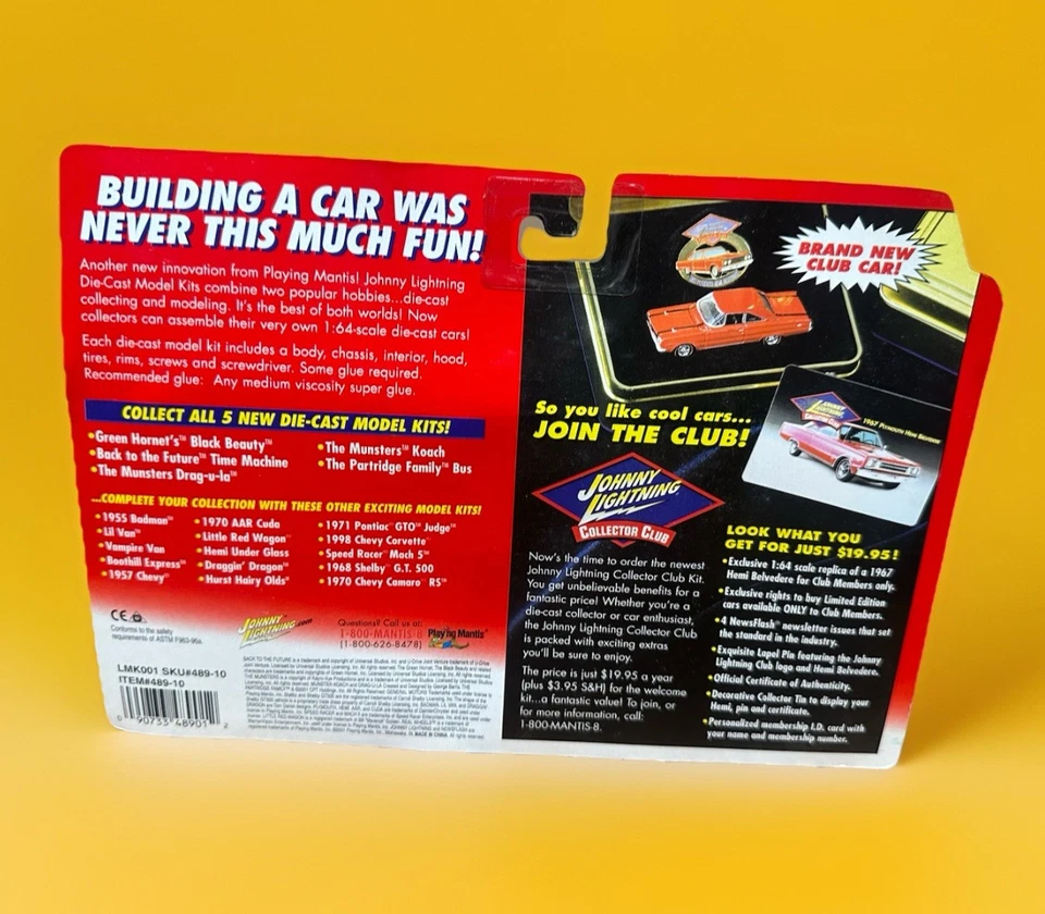 Kits de modelos fundidos a presión Johnny Lightning 1:64 The Green Hornet Black Beauty nuevos Foto 4 de 4