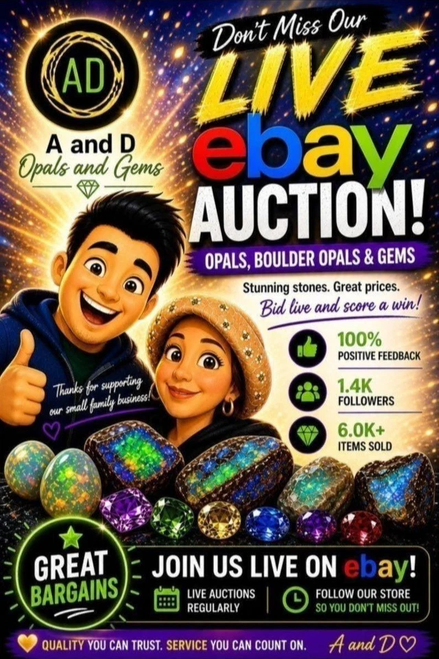 Lots of $1 Starts! 🔥 Opal Auctions ✨Polished & Rough💎 Gemstones & More!