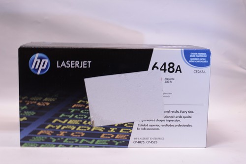 Genuine OEM HP 648A CE262A Yellow Toner Cartridge Sealed
