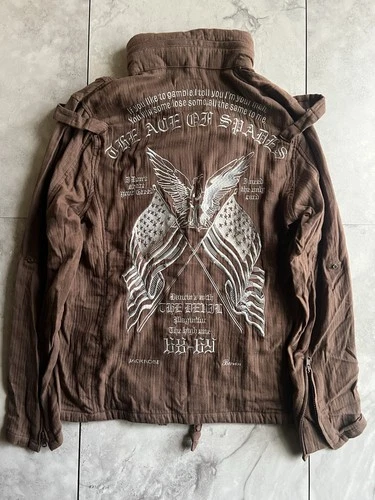Jackrose Burden Embroidered M-65  Military Jacket - product listing photo