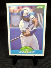 1989 Score Baseball Card #120 Cecil Fielder Blue Jays