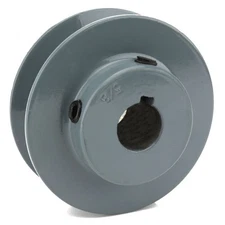 Cast Iron 2.5" Single Groove V Style Section A Belt 4L for 5/8" Shaft Pulley