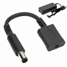 DC Power Adapter Connector Plug 4.5 x 3mm Female to 7.4 x 5.0mm Male Fit for Hp